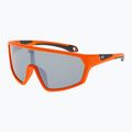 Kidsʼ sunglasses GOG Flint matt neon orange/black reflex silver