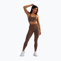 Women's training leggings BeShaped Gym Queen brown 2