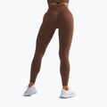 Women's training leggings BeShaped Gym Queen brown 4