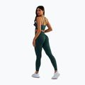 Women's training leggings BeShaped Shape Up dark green 3