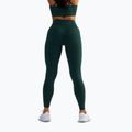 Women's training leggings BeShaped Shape Up dark green 4