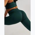 Women's training leggings BeShaped Shape Up dark green 7