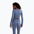 Women's training top BeShaped Femme Force LS light blue 4