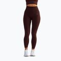 Women's training leggings BeShaped Body Boost brown