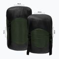 Alpinus Ultralight 1000 sleeping bag right green 7