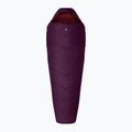Alpinus Fiber Pro 1100 sleeping bag right burgundy