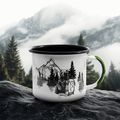 Travel mug Alpinus Enamelled White Bear 3