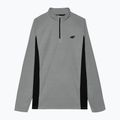 Menʼs fleece sweatshirt 4F M045 cold light grey