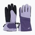 Children's ski gloves 4F Fnk U189 light violet