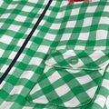 KID STORY children's jacket windproof and waterproof green grid 4