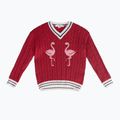 KID STORY children's jumper Organic cotton red flamingo