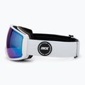 Ski goggles IMX Peak white matt/white/blue irridium/bown 4