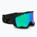 Ski goggles IMX Snow black matt/black/green irridium/bown