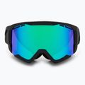 Ski goggles IMX Snow black matt/black/green irridium/bown 2