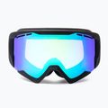 Ski goggles IMX Snow black matt/black/green irridium/bown 6