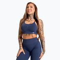 Gym Glamour Push Up 2.0 denim fitness bra