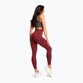 Women's leggings Gym Glamour Basic Scrunch burgundy 5