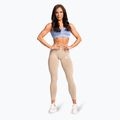 Women's leggings Gym Glamour Basic Scrunch beige 2