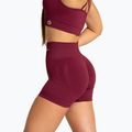 Women's training shorts Gym Glamour Push Up 2.0 merlot 3