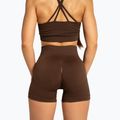 Women's training shorts Gym Glamour Push Up 2.0 dark chocolate 2