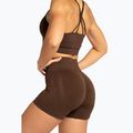 Women's training shorts Gym Glamour Push Up 2.0 dark chocolate 4