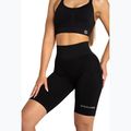 Women's biker training shorts Gym Glamour Push Up 2.0 black