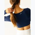 Women's yoga top JoyInMe Core Crop Top dark navy 3