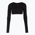 Women's yoga top JoyInMe Core Crop Top black