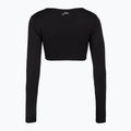 Women's yoga top JoyInMe Core Crop Top black 2