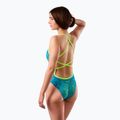 SWEEP Aqua Hippos women's one-piece swimsuit blue/yellow/green 2
