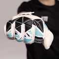 Football Masters Invictus X Pro RF white/ocean goalkeeping gloves 7