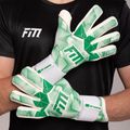 Football Masters Varis X Pro NC white/green goalkeeping gloves 5