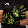 Football Masters Varis X NC goalkeeper gloves black/green 5