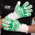 Football Masters Varis X NC goalkeeper gloves white/green 3