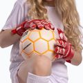 Children's goalkeeper gloves Football Masters Invictus X Jr rose 4