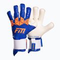 Goalkeeper gloves Football Masters Invictus X PRO blue/orange