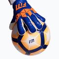 Goalkeeper gloves Football Masters Invictus X PRO blue/orange 7