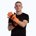 Goalkeeper gloves Football Masters Invictus X PRO orange fluo 5