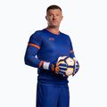 Goalkeeper gloves Football Masters Varis X PRO blue/orange 2