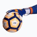 Goalkeeper gloves Football Masters Varis X PRO blue/orange 6