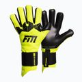 Goalkeeper gloves Football Masters Varis X PRO yellow fluo