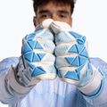 Goalkeeper gloves Football Masters Varis X PRO white/blue 11