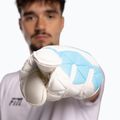 Goalkeeper gloves Football Masters Invictus X white/blue 3