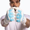 Goalkeeper gloves Football Masters Invictus X white/blue 7