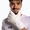 Goalkeeper gloves Football Masters Invictus X all white 4