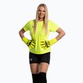 Goalkeeper gloves Football Masters Invictus X yellow fluo 2