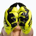 Goalkeeper gloves Football Masters Invictus X yellow fluo 8