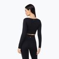 Women's training longsleeve Carpatree Dopamine Buzz Seamless obsidian black 3