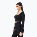 Women's training longsleeve Carpatree Dopamine Buzz Seamless obsidian black 4