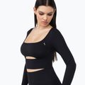 Women's training longsleeve Carpatree Dopamine Buzz Seamless obsidian black 5